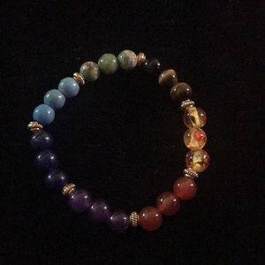 ❌Sold❌7 Chakra Stretch Bracelet